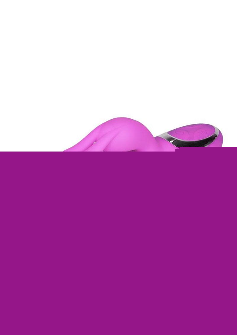 Enchanted Bunny Silicone USB Rechargeable Rabbit Waterproof - Purple