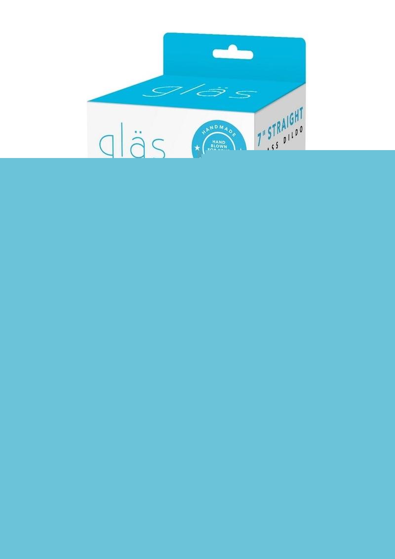 Glas Straight Glass Dildo - Clear - 7in