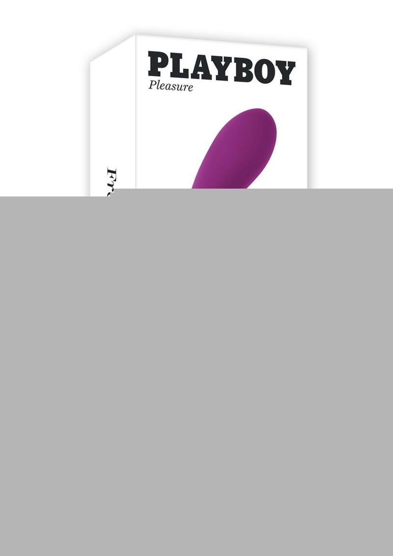 Playboy Busy Bunny Rechargeable Silicone Rabbit Vibrator - Purple