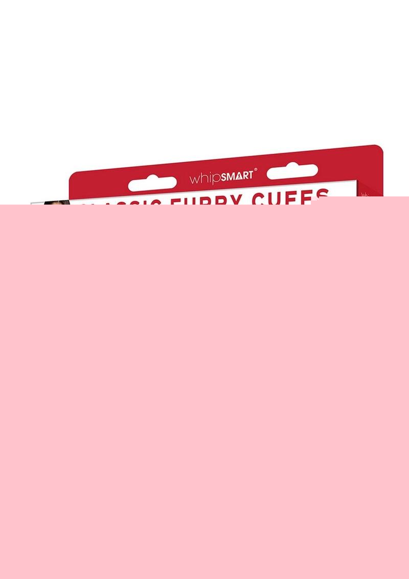 WhipSmart Furry Cuffs with Eye Mask - Red