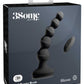 3Some Wall Banger Silicone Rechargeable Remote Control Anal Beads - Black