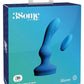 3Some Wall Banger Silicone Rechargeable Remote Control P-Spot Anal Vibrator - Blue