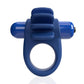 4b Skooch Vibrating Cock Ring with Clitoral Stimulator - Blue/Blueberry