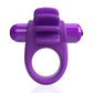 4b Skooch Vibrating Cock Ring with Clitoral Stimulator - Grape/Purple