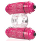4t Double Wammy Silicone Rechargeable Dual Vibrating Couples Cock Ring