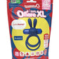 4t Ohare XL Rechargeable Silicone Rabbit Vibrating Cock Ring - Blue/Blueberry - XLarge