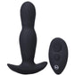 A-Play Expander Rechargeable Silicone Anal Plug with Remote Control - Black
