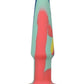 A-Play Groovy Silicone Anal Plug - Orange/Teal - 4in