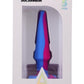 A-Play Groovy Silicone Anal Plug - Fuchsia/Magenta/Pink/Purple - 5in