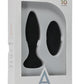 A-Play Vibe Beginner Anal Plug with Remote Control - Black