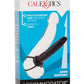 Accommodator Dual Penetrator Dildo Cock Ring - Black