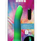 Addiction Rave Silicone Glow In The Dark Dildo - Blue/Glow In The Dark/Green - 8in