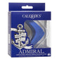 Admiral Liquid Rechargeable Silicone Vibrating Perineum Massager and Cock Ring - Blue