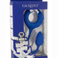 Admiral Plug and Play Weighted Silicone Cock Ring - Blue