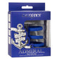 Admiral Triple Silicone Cock Cage - Blue