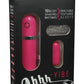 Ahhh Vibrating Bullet Of Love with Remote Control - Pink