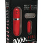 Ahhh Vibrating Bullet Of Love with Remote Control - Red