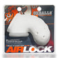 Airlock Air-Lite Vented Silicone Chastity - White/White Ice