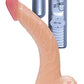 Real Skin All American Whoppers Vibrating Dildo with Balls - Flesh/Vanilla - 8in