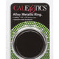 Alloy Metallic Cock Ring - Metal/Silver - Large - 1.75in