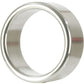 Alloy Metallic Cock Ring - Metal/Silver - Medium - 1.5in