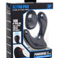 Alpha Pro 10x P-Pulse Taint Tapping Prostate Silicone Rechargeable Vibrator with Remote Control - Black