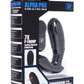 Alpha-Pro 7x P-Thump Rechargeable Vibrating Tapping Silicone Prostate Stimulator - Black