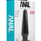 Anal Adventures Basic Anal Plug - Black - Large
