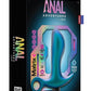 Anal Adventures Matrix Teleportation Plug Rechargeable Silicone Anal Plug - Lunar - Blue