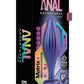 Anal Adventures Matrix Wavy Bling Silicone Plug - Blue/Sapphire