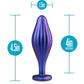 Anal Adventures Matrix Wavy Bling Silicone Plug
