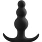 Anal Adventures Platinum Beaded Silicone Butt Plug