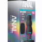 Anal Adventures Platinum Propel Butt Plug - Black