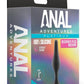 Anal Adventures Platinum Silicone Beginner Plug - Black - Medium