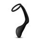 Anal Adventures Platinum Silicone Cock Ring and Butt Plug