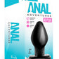 Anal Adventures XL Butt Plug - Black - XLarge