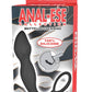 Anal-Ese Collection Butt Plug Silicone Cock Ring - Black