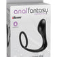 Anal Fantasy Collection Ass-Gasm Cock Ring Plug - Black - 4in