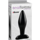 Anal Fantasy Collection Medium Silicone Plug Kit - Black - Medium - 4.25in
