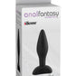 Anal Fantasy Collection Mini Silicone Plug Kit - Black - 3in