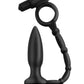 Anal Fantasy Collection Silicone Ass Kicker Plug with Cock Ring Waterproof