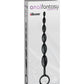 Anal Fantasy Collection Silicone First Time Fun Beads - Black - 8.25in