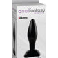 Anal Fantasy Collection Small Silicone Plug Kit - Black - Small - 3.5in