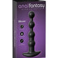 Anal Fantasy Elite Silicone Rechargeable Anal Beads Waterproof - Black