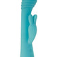 Aqua Bunny Rechargeable Silicone Rabbit Vibrator with 80 Functions