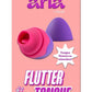 Aria Flutter Tongue Rechargeable Silicone Vibrator - Purple