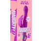 Aria Naughty AF Silicone Vibrator - Plum/Purple