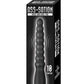 Ass-Sation Magic Wand Rechargeable Silicone Anal Vibrator - Black