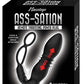Ass-Sation Remote Thrusting Rechargeable Silicone Power Plug - Black