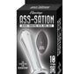 Ass-Sation Remote Control Vibrating Metal Anal Bulb - Metal/Silver